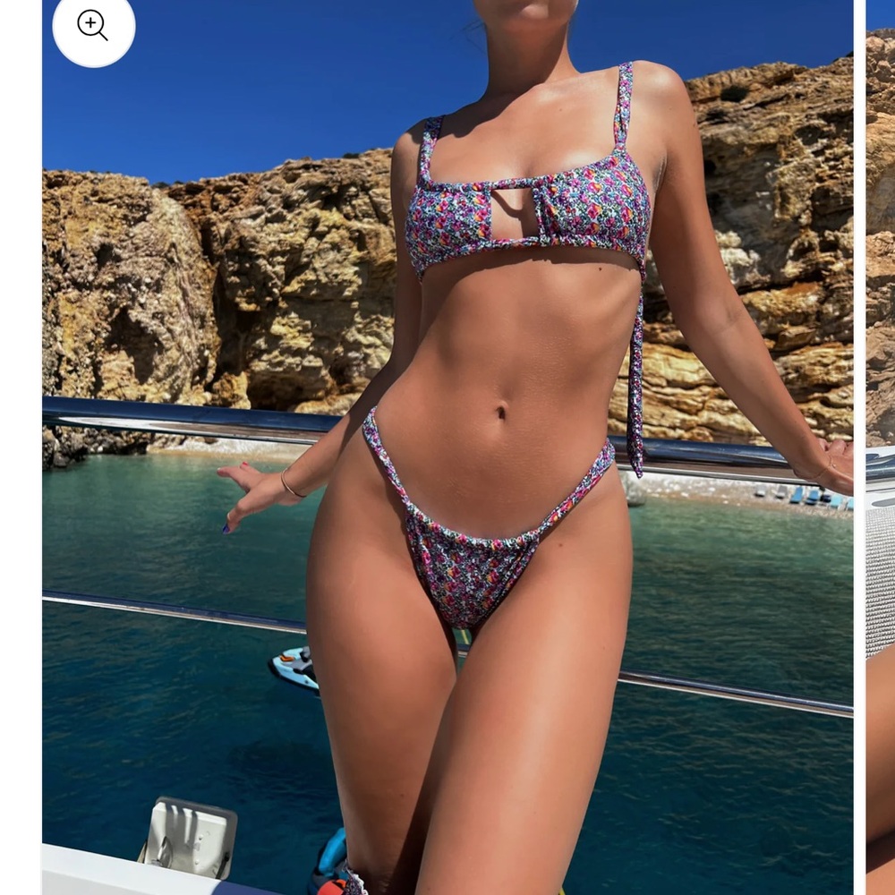 NWT Strawberry milk mob bikini - S bottoms M top
